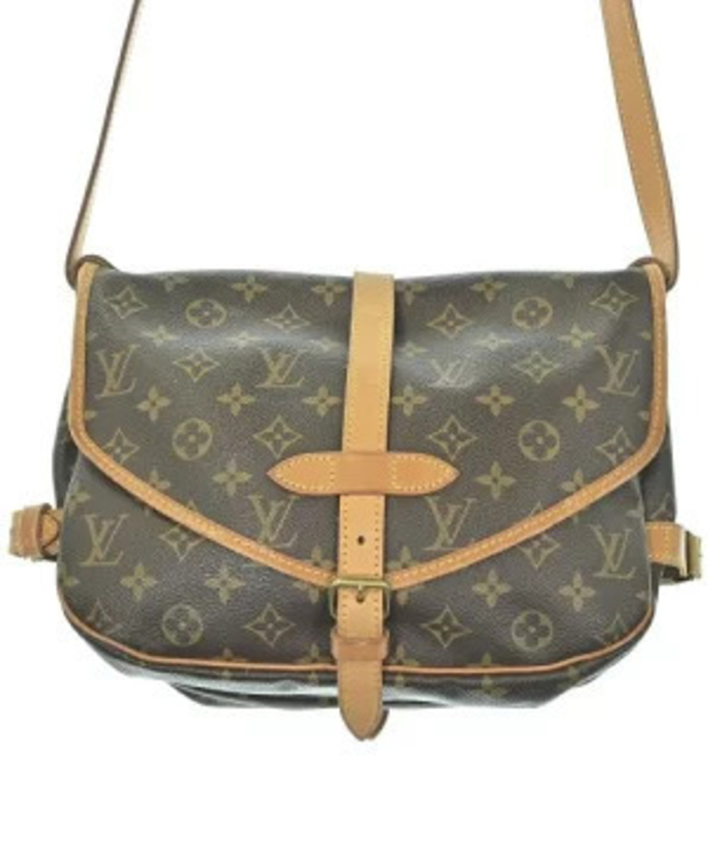 Louis Vuitton Monogram Saumur crossbody bag brown